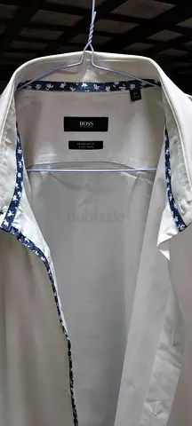 Boss shirt white long sleeve size XL