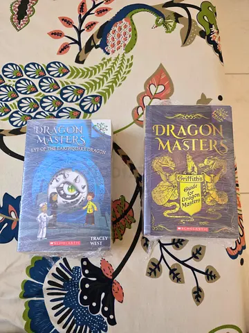 Dragon Masters book set - 2 paperback children's fantasy books (like new)