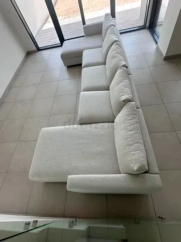 Top Quality ikea vimle double storage U shape sofa beige Color bed with mattress
