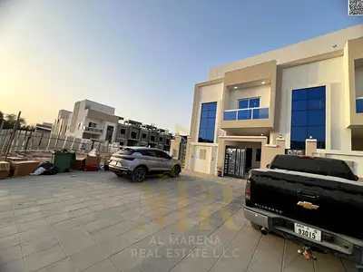 Villa for sale, ground floor, first floor, and roof, freehold, Dubai villa design, on Street 611, direct from the owner. Includes electricity, water,