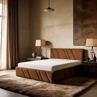 Customised Modern Upholstered Bed Frame
