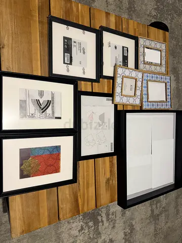 Set of Assorted Frames (Various Sizes) - Good Condition, some of them in pack new. 10 pieces.