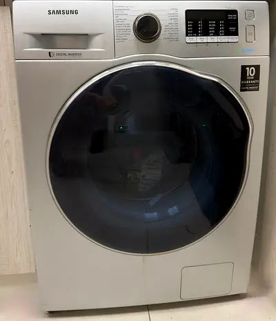 Samsung Front Load Washing Machine - 7kg (Silver) - Good Working Condition