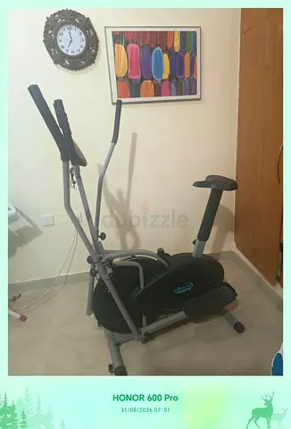 Used Elliptical Cross Trainer - Compact Home Exercise Machine