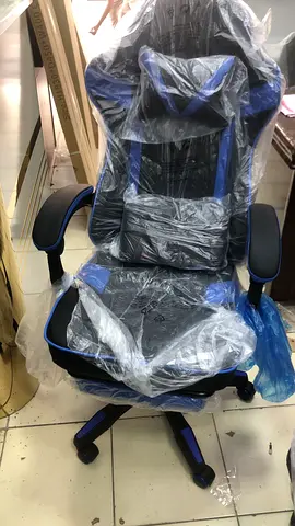 Black and Blue Ergonomic Gaming/Office Chair - Like New