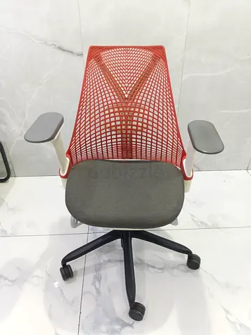 For Sale Herman Miller Sayl  Chair with Cushioned Seat (Red) - Good Condition