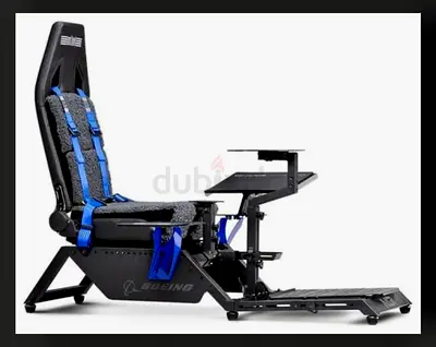 Next Level Racing NLR-S027 Flight Simulator Cockpit Chair Boeing Commercial Edition - Blue