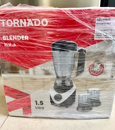 Tornado 1.5L Blender with Grinder Attachments - Brand New in Box