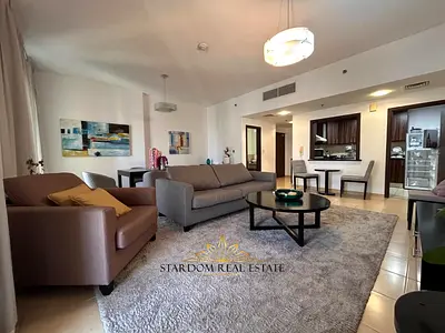 مارينا فيو 2BHK | شقة مفروشة | شمس 1 JBR