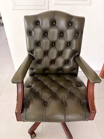 Leather office chair
