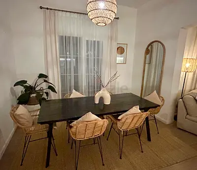 Dining table and chairs