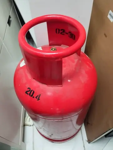 20.4kg Red Gas Cylinder - Used, Good Condition