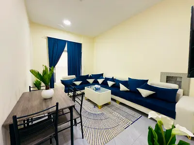 Luxury 1BHK furnished apartment in Ajman | Real photos | New & clean furniture | Bills & internet included | Similar units subject to availability