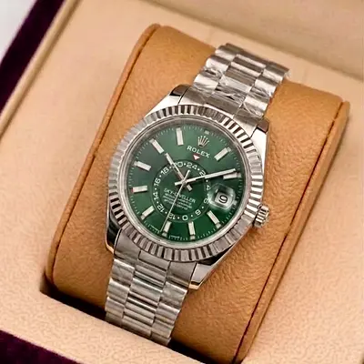 Rolex sky dweller mens watch