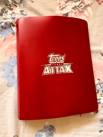 Topps Attax Collector Binder with all extremely rare cards