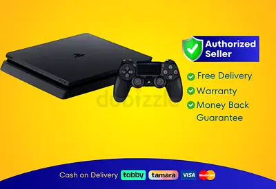 Sony PlayStation 4 - Slim - Black - 500GB | Brand New | Warranty | FREE Delivery