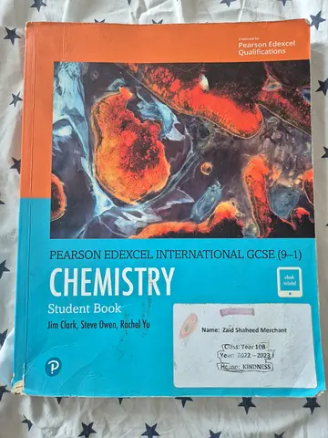 Chemistry IGSCE PEARSON EDXCEL Textbook