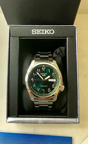 Seiko 5 Sports Automatic – Special Edition Arabic Dial | Full Set | Under Warranty