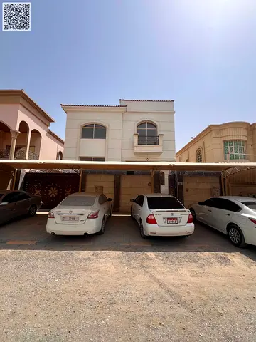 Villa for annual rent in Al Muwaihat 5 master bedrooms, 2 living rooms, a majlis, a maid's room, a