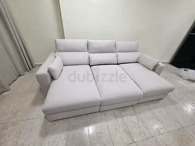 IKEA Eskilstuna L Shape Sofa Bed Beige