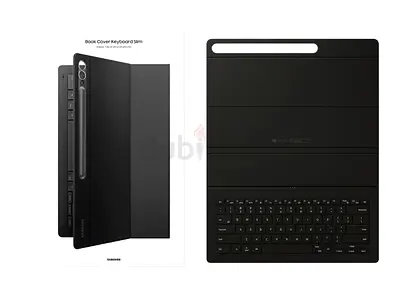 SAMSUNG GALAXY TAB S9 ULTRA BOOK COVER KEYBOARD SLIM BLACK