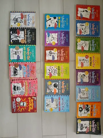 Entire diary of a wimpy kid book collection, only 1 missing