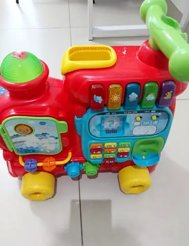 Bright Multicolor Interactive Ride-On Activity Walker for Toddlers