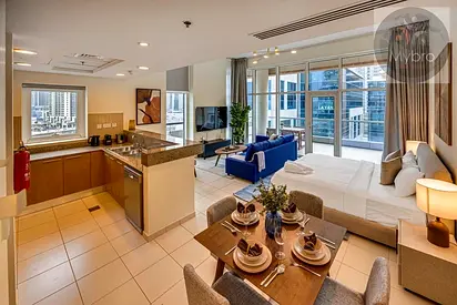 Furnished Studio | Bay Square 9 | Balcony | Canal & City View