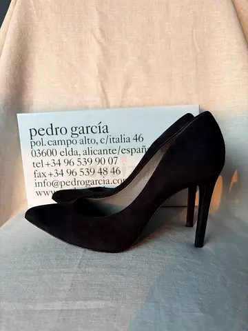 Pedro Garcia Black Suede Pumps