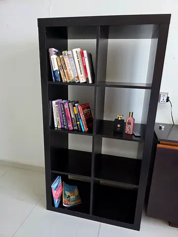 KALLAX
Shelving unit, black-brown, 77x147 cm