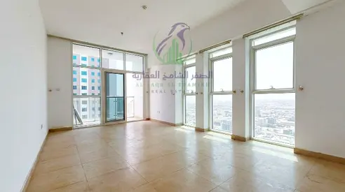 2BHK for Rent in Al Taawun on Dubai Exit Free Parking with Modern Tower Panoramic Windows Balcony Open Views
