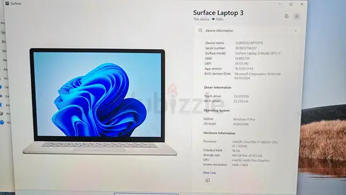 Surface Laptop 3 15"