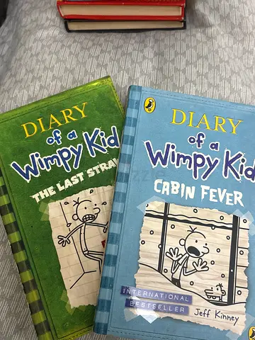 Diary of a Wimpy Kid books (Cabin Fever & The Last Straw) - used set of 2