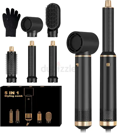 Hair Styler 5 in 1, air Styler with Curler,Blow Dryer Brush Set, Hair Styling Tool for Curling