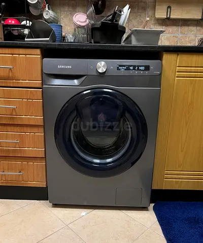 Samsung 9 Kg Front Load Washer With AI Control 1400 RPM With Ecobubble™, 15 Quick Wash Color Silver