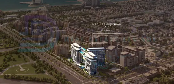 Burj Al Arab View | 2BR Apartment | Nourelle Building 1