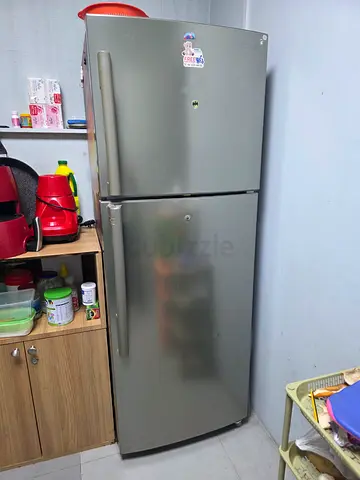 Used double-door refrigerator in good working condition