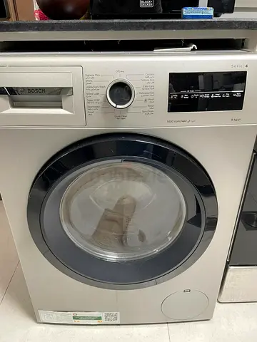 Bosch Series 4 Front Load Washing Machine - 8kg, Silver (Used)