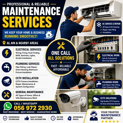 AC Repair | Electrical | Plumbing | CCTV Installation – Al Ain