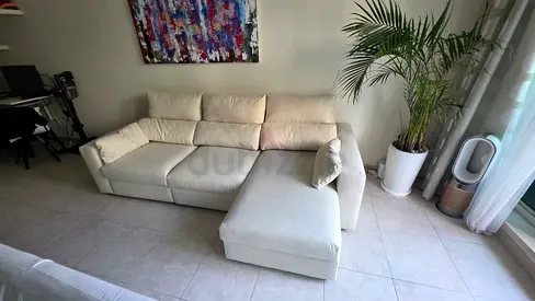 Selling IKEA eskelstuna Lsahpe sofa bed with storage