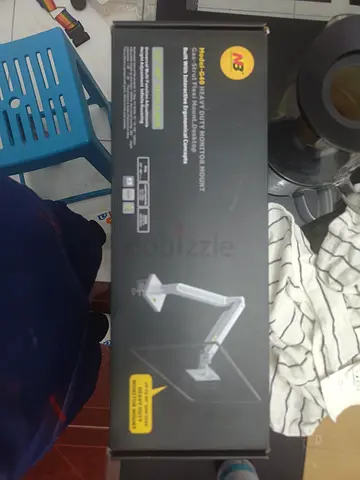 Adjustable LED Desk Lamp with Clamp — White, Foldable Arm
