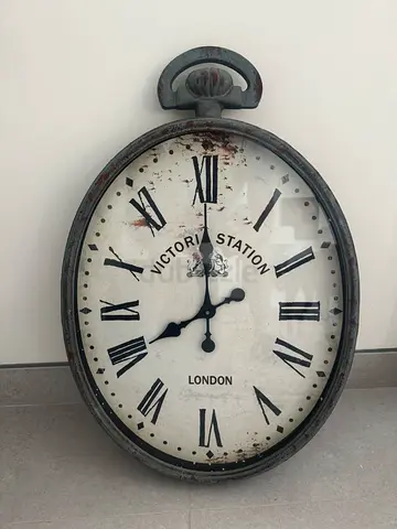 Large Vintage Style Victoria Station London Wall Clock