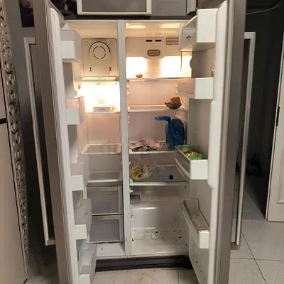 Used Side-by-Side Refrigerator - Spacious, Working Lights and Cooling
