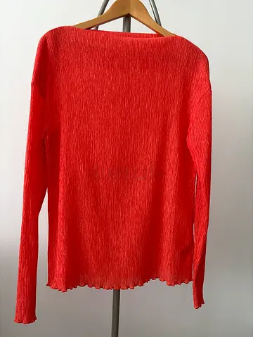 COS Coral long-sleeve lightweight top