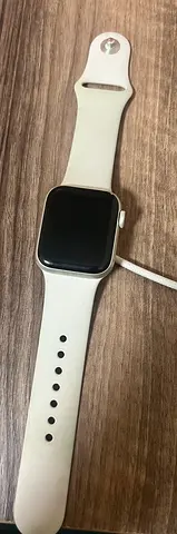 Apple Watch with White Sport Band