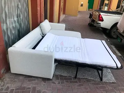 Great condition IKEA vimle Lsahpe sofa bed with storage