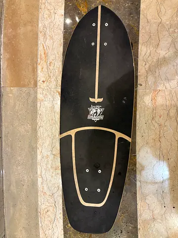 Used longboard skateboard - sturdy deck with grip tape (good condition)