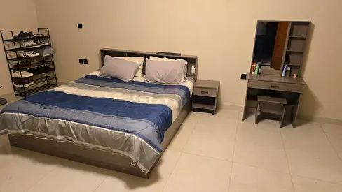 King Size Bed + Mattress + Bedside Cabinet + Dressing Table