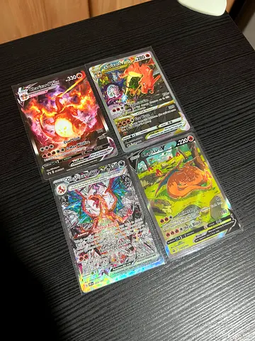 Charizard cards - sold as pack only - please read the description