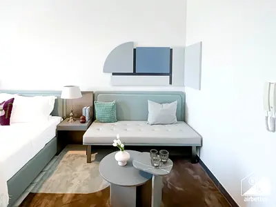 Stylish Studio in MAG Eye, with balcony- All bills included+ Wi-Fi + Parking